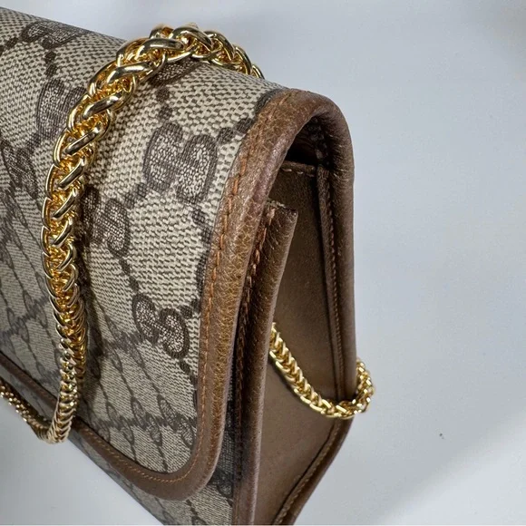 Gucci Large Ophidia Sherry Line Supreme GG Monogram Clutch/crossbody bag - Picture 12 of 16